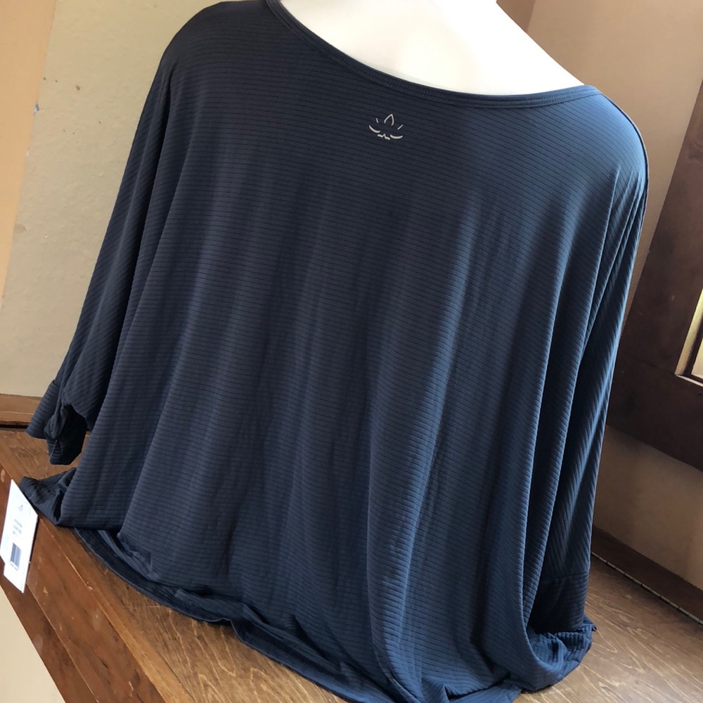 Cropped pullover!  Nylon and Lycra